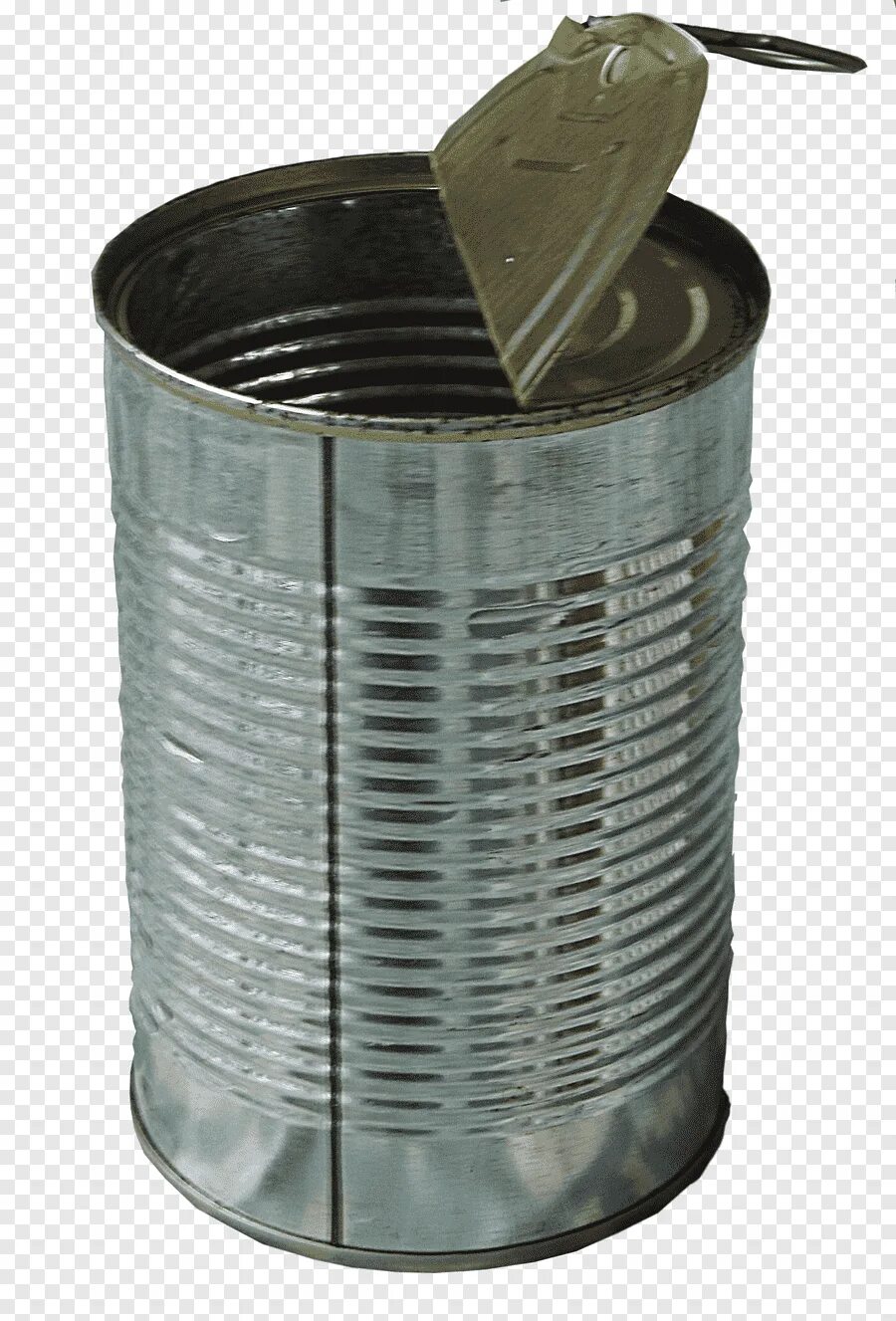 Free download Tin can Canning Beverage can Aluminum can, Silver Trash, painted, 