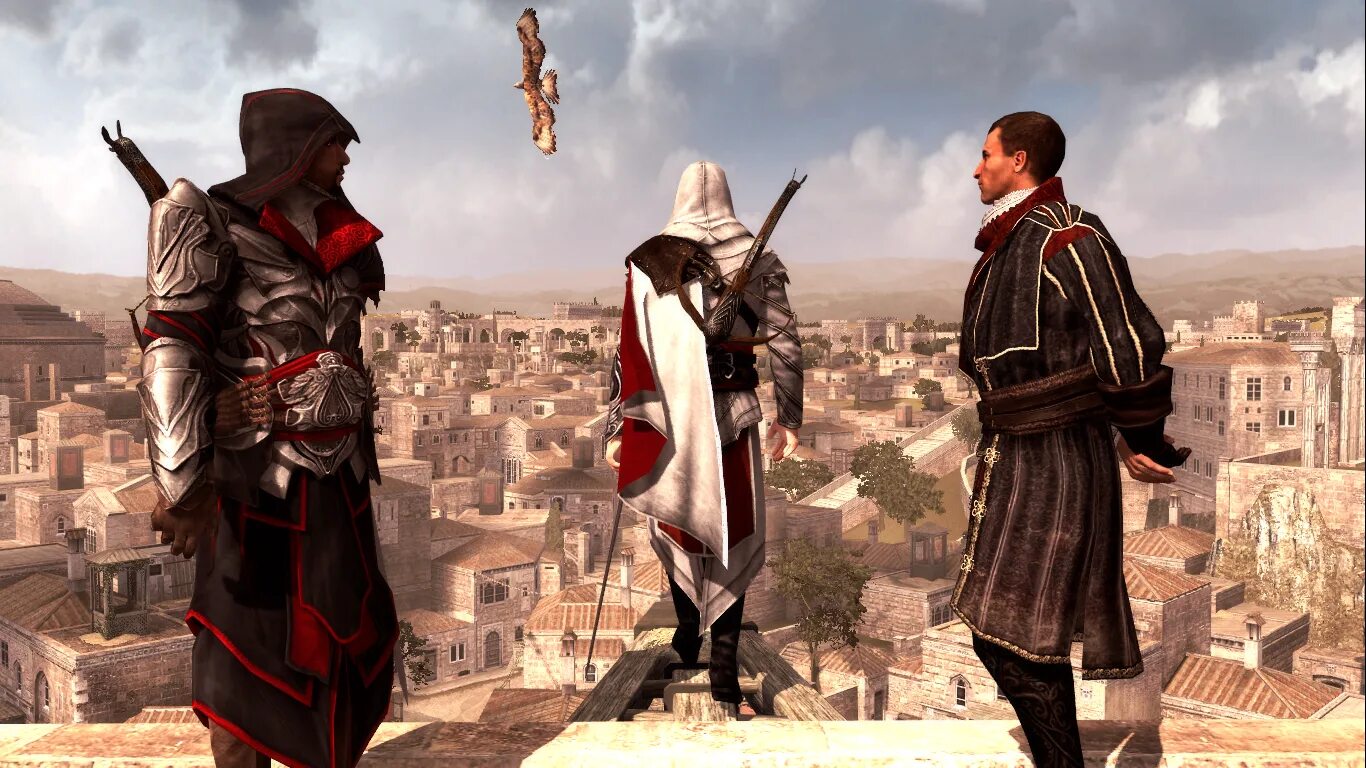 Brotherhood ii. Салахаддин Assassins Creed. Assassins Creed 2 Brotherhood ассасины. Никколо Макиавелли ассасин Крид. Assassin's Creed Brotherhood Эцио.