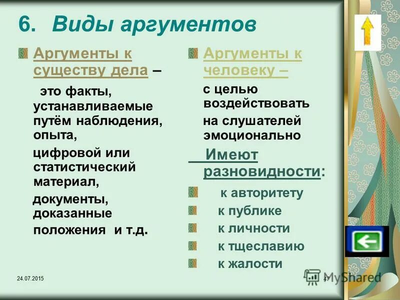 Некорректный аргумент в споре. Аргумент к личности. Аргумент к жалости. Аргумент к тщеславию. Условия рационального спора.