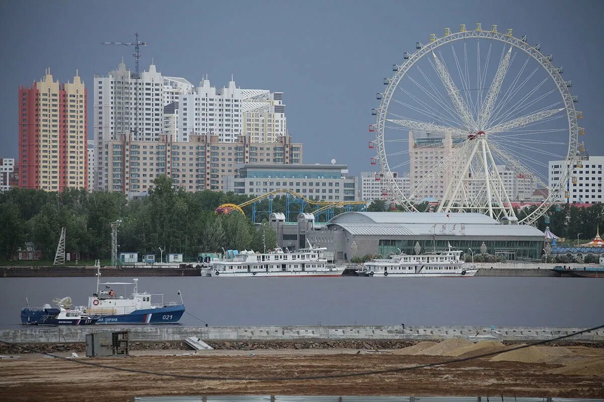 Через какую реку виден китай