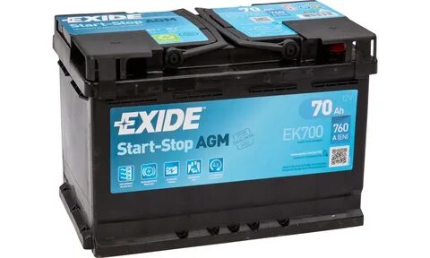 Аккумулятор exide ek700