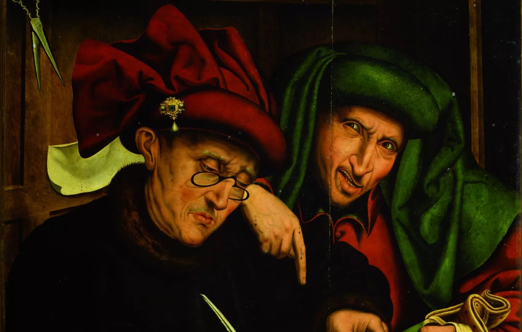 Плут мошенник. Квентин Массейс «меняла с женой» (1514). Голландский художник Квентин Массейс. Квентин Массейс аллегория глупости.