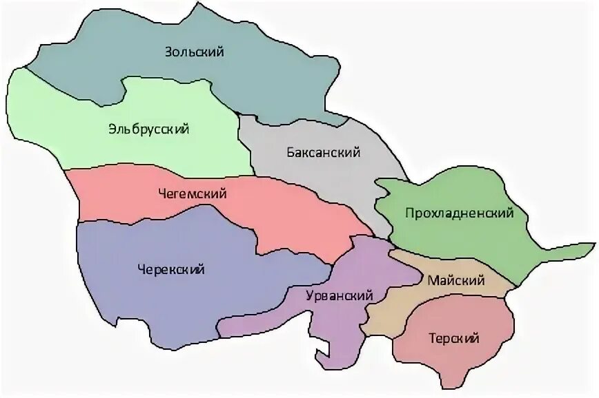10 районов кбр. Карта кбр с районами. карта районов кабардино-балкарской республики. кбр административное деление. республика кабардино-балкария на карте.