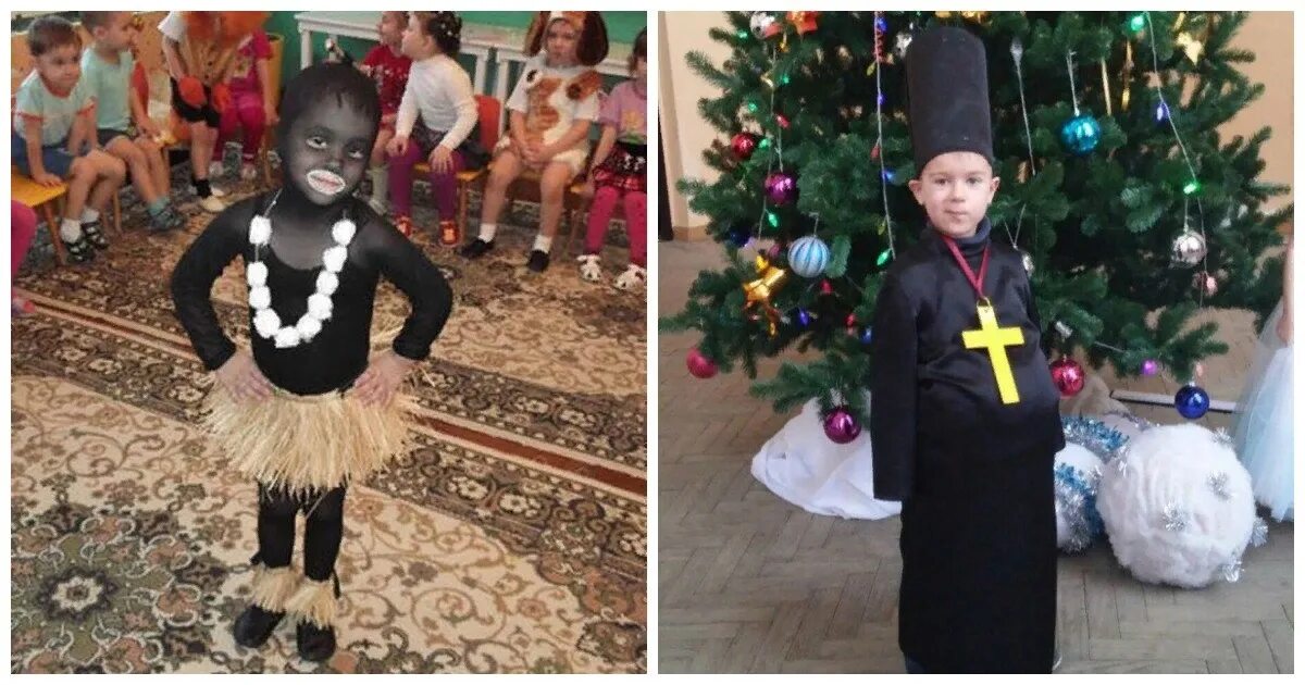 В какую одежду нарядил нанятых