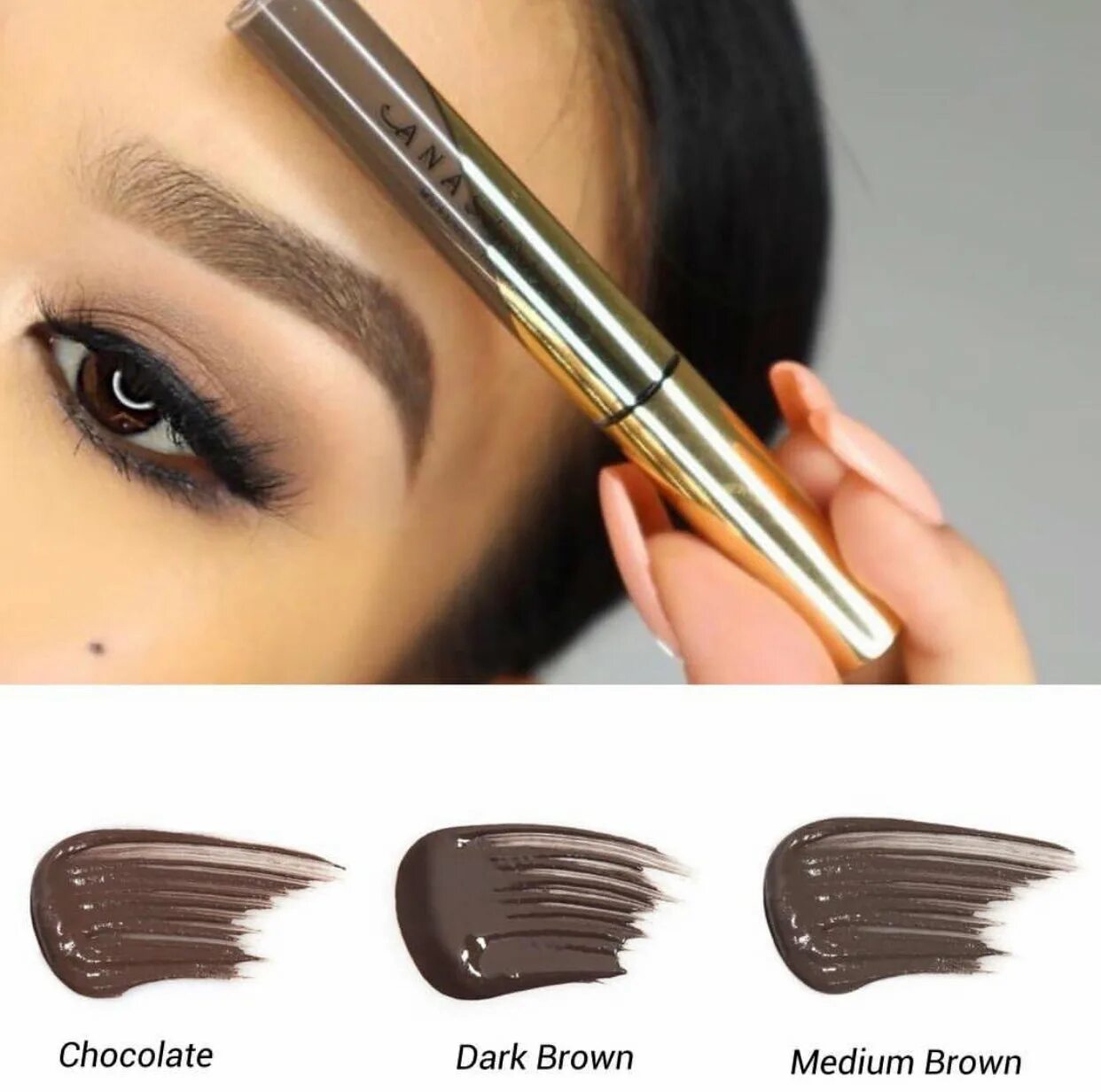 Anastasia brow. Anastasia Beverly Hills гель для бровей Dipbrow.