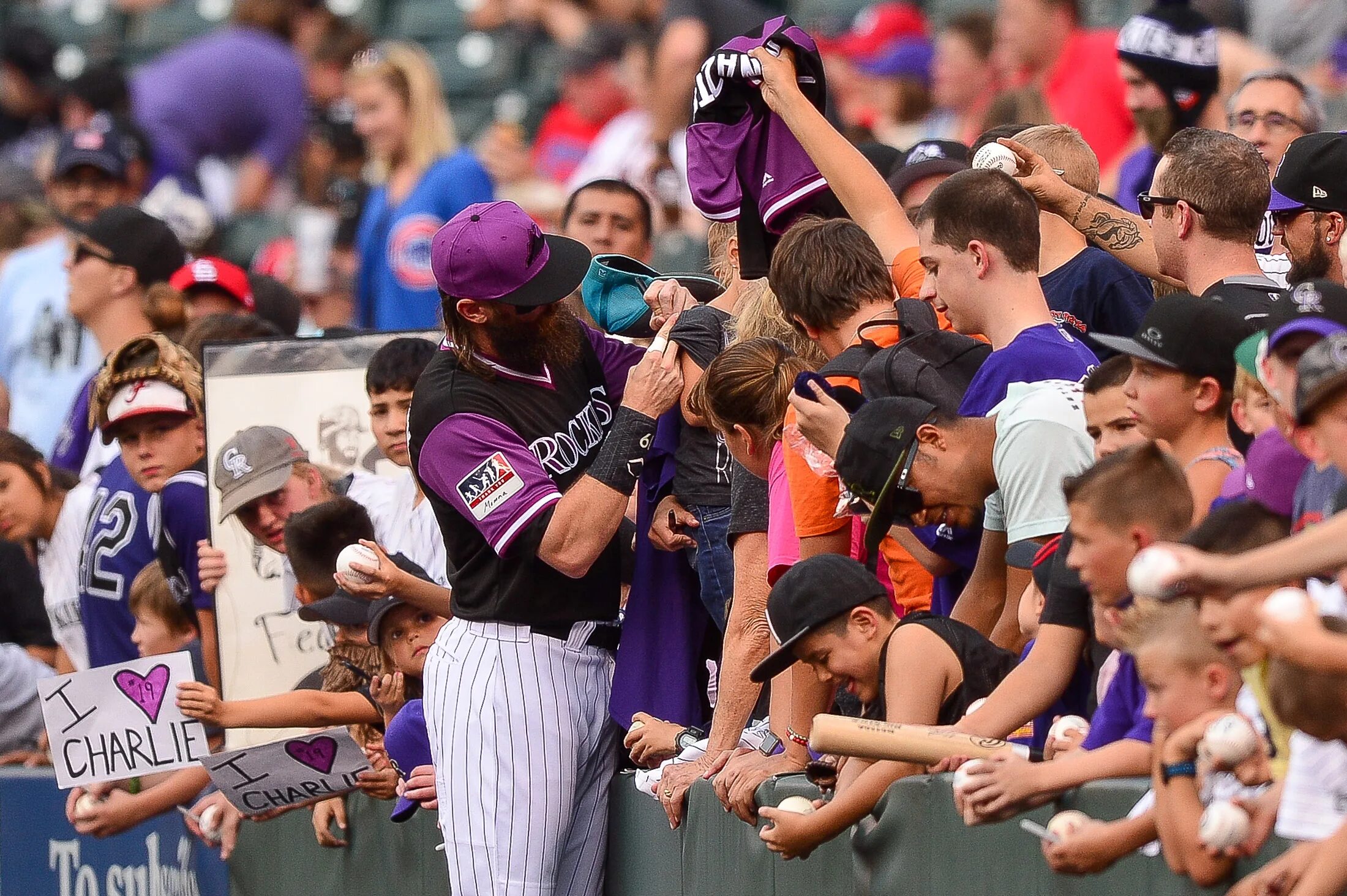 Play weekend. Colorado Rockies game.