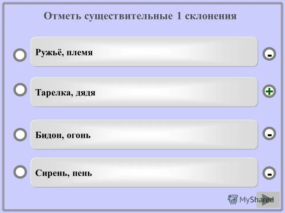 Отметь существительные в тексте