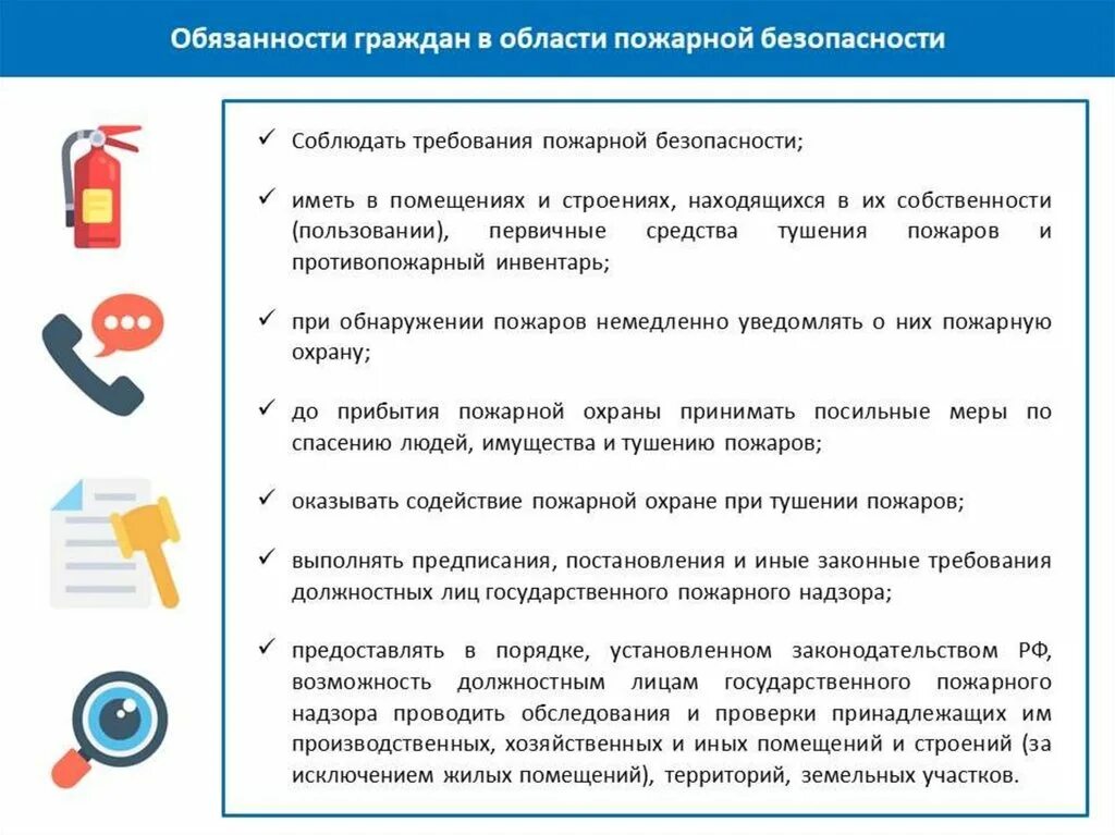 Должностная ответственного за пожарную безопасность