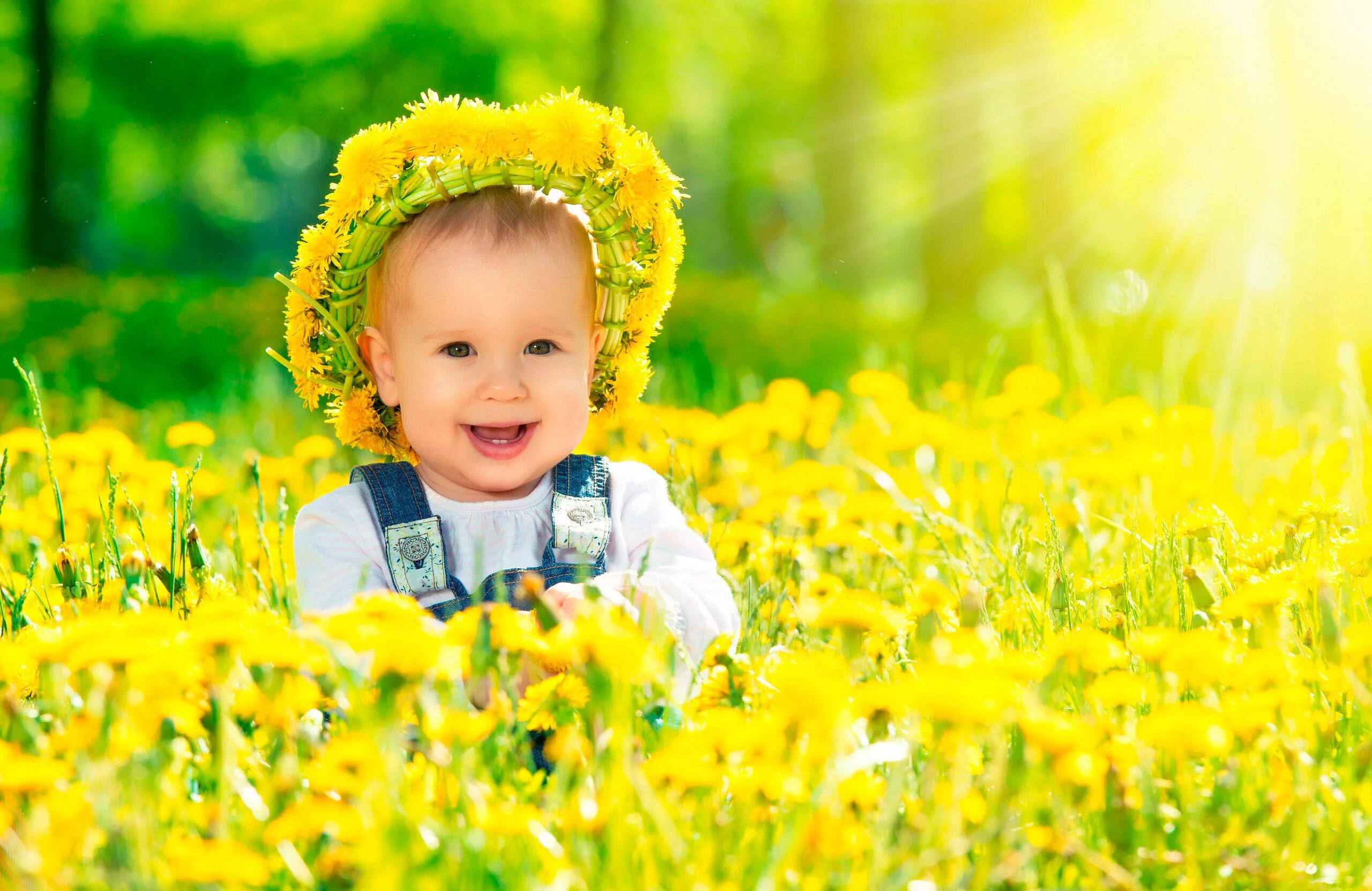 Baby and yellow