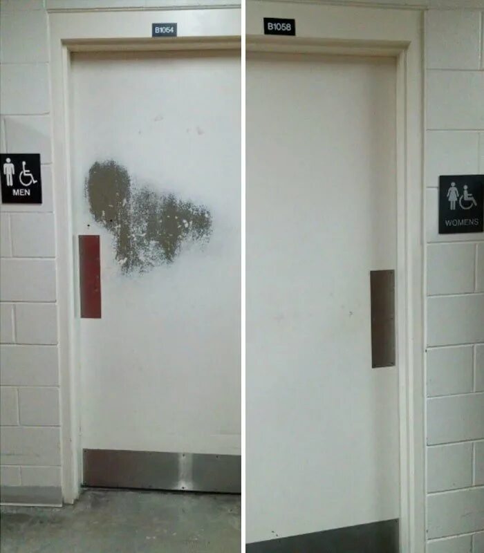 Against door