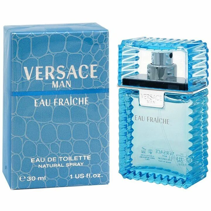 Versace blue мужские. Versace man Eau Fraiche Versace. Versace man Eau Fraiche 30 ml. Версаче Eau Fraiche. Туалетная вода Versace Versace man Eau Fraiche.