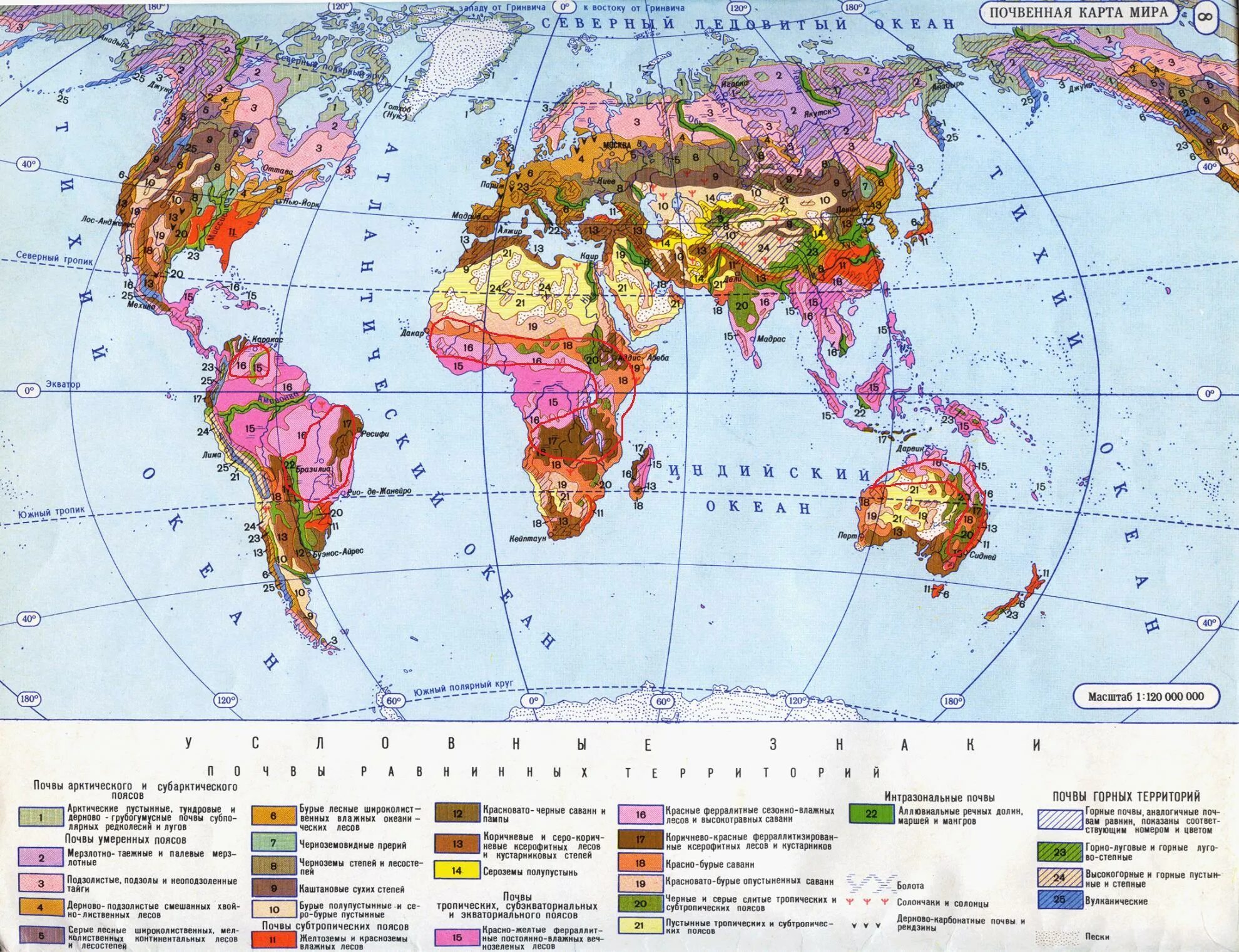 В каком районе наиболее плодородные почвы. Карта типов почв в мире. Атлас по географии 7 класс почвенная карта.
