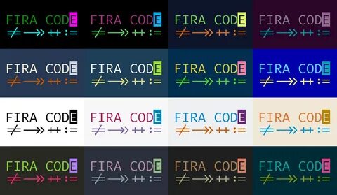 Coding fonts