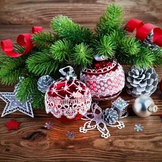 Красивые новогодние украшения