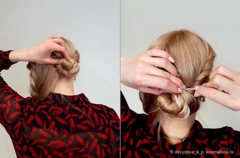 Прически с одной резинкой