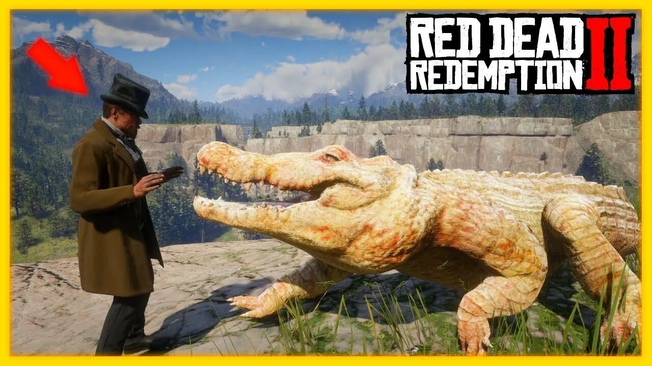Легендарный аллигатор rdr 2. Легендарный крокодил рдр2. red dead redemption легендарный аллигатор.