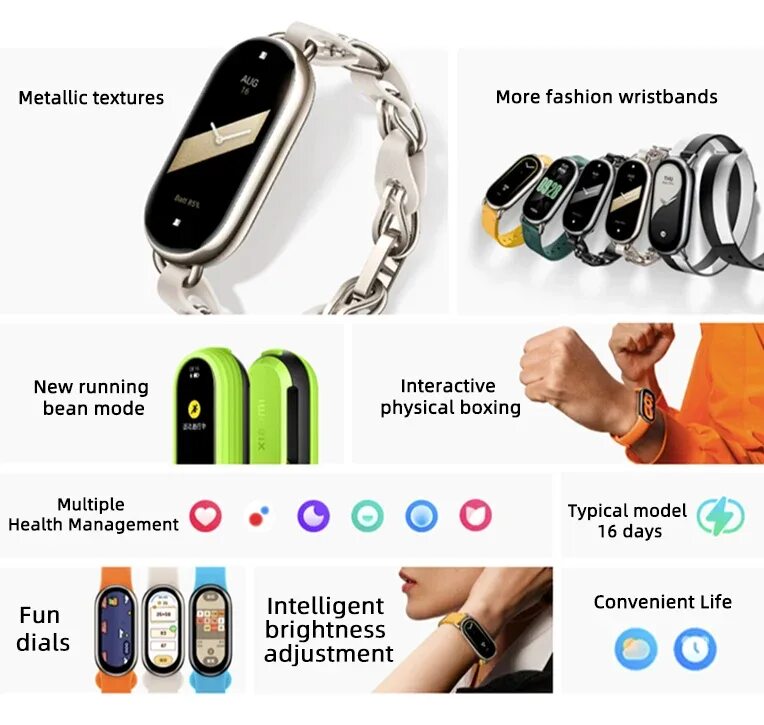 Какое приложение для xiaomi mi band 8. Mi band 8 белый. xiaomi mi band 8. xiaomi mi band 8 ремешки. huawei mi band 8.