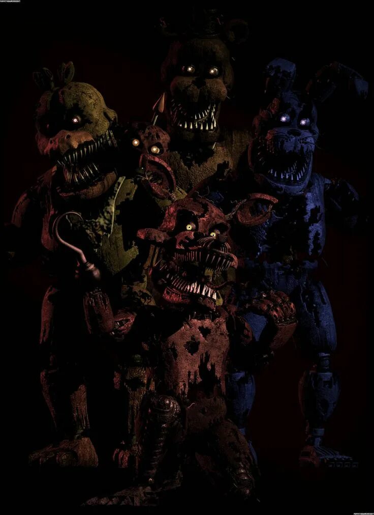 Фотографии кошмара. Кошмар из FNAF 4.