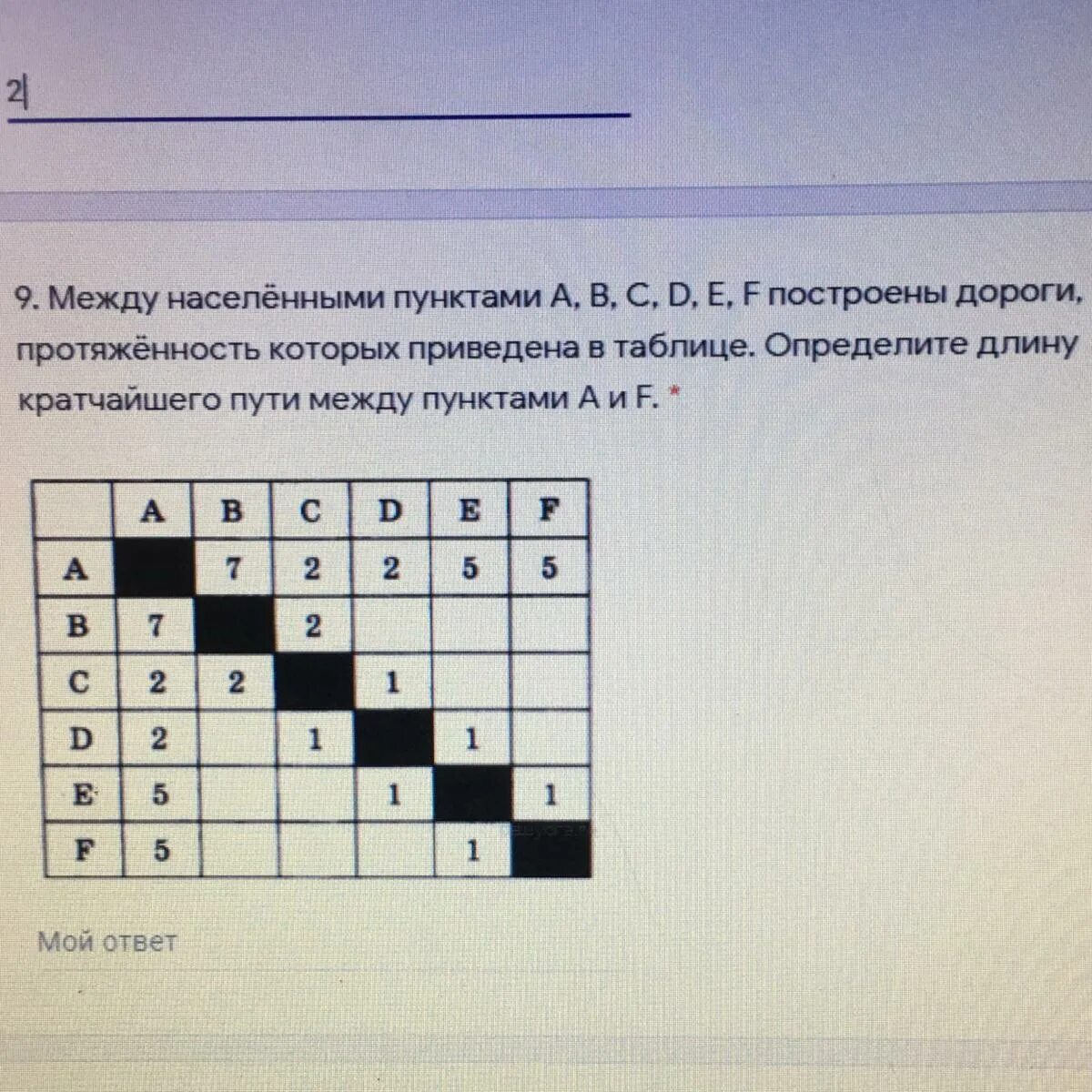 Между населенными пунктами а бц д. Между населёнными пунктами. Определите длину кратчайшего пути. Таблица кратчайшего пути. Кратчайший путь Информатика.