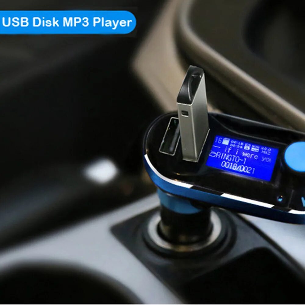 Блютуз в машину через прикуриватель. Автомобильный bluetooth fm-трансмиттер 2xusb зарядкой. авто fm модулятор с bluetooth 2 usb 5v 3.1 a. аукс блютуз адаптер для машины. топ fm трансмиттер с aux.