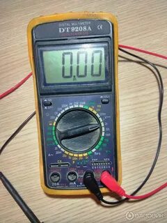 Dt9208a цифровой мультиметр
