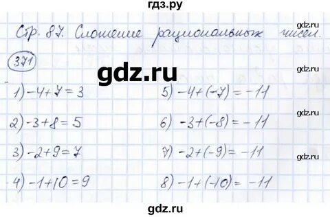 Упражнение 371 6 класс