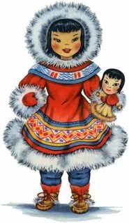 Национальный костюм эскимосов