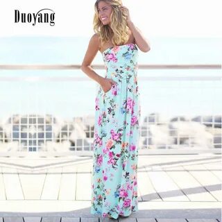 Летнее длинное платье фото