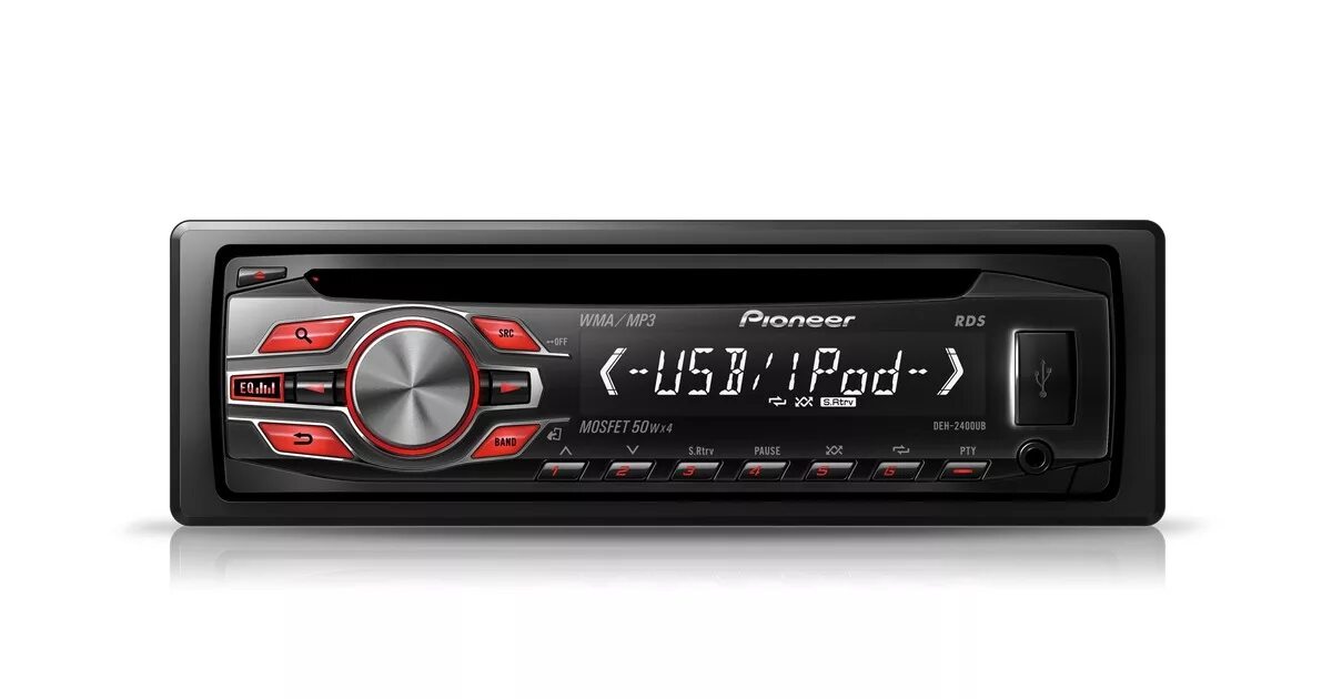 Usb автомагнитолы купить. Pioneer deh 2400ub. Pioneer deh 140ub. Автомагнитола Pioneer deh-1400ubb. Автомагнитола Pioneer MVH-1400ub.