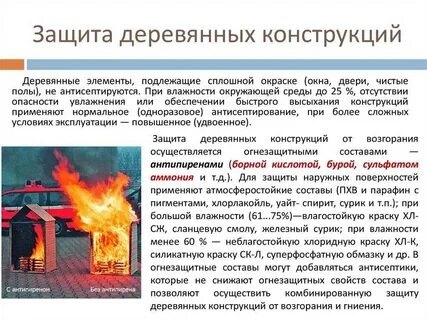Методы защиты от пожаров