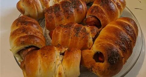 Булочка с сосиской рецепт