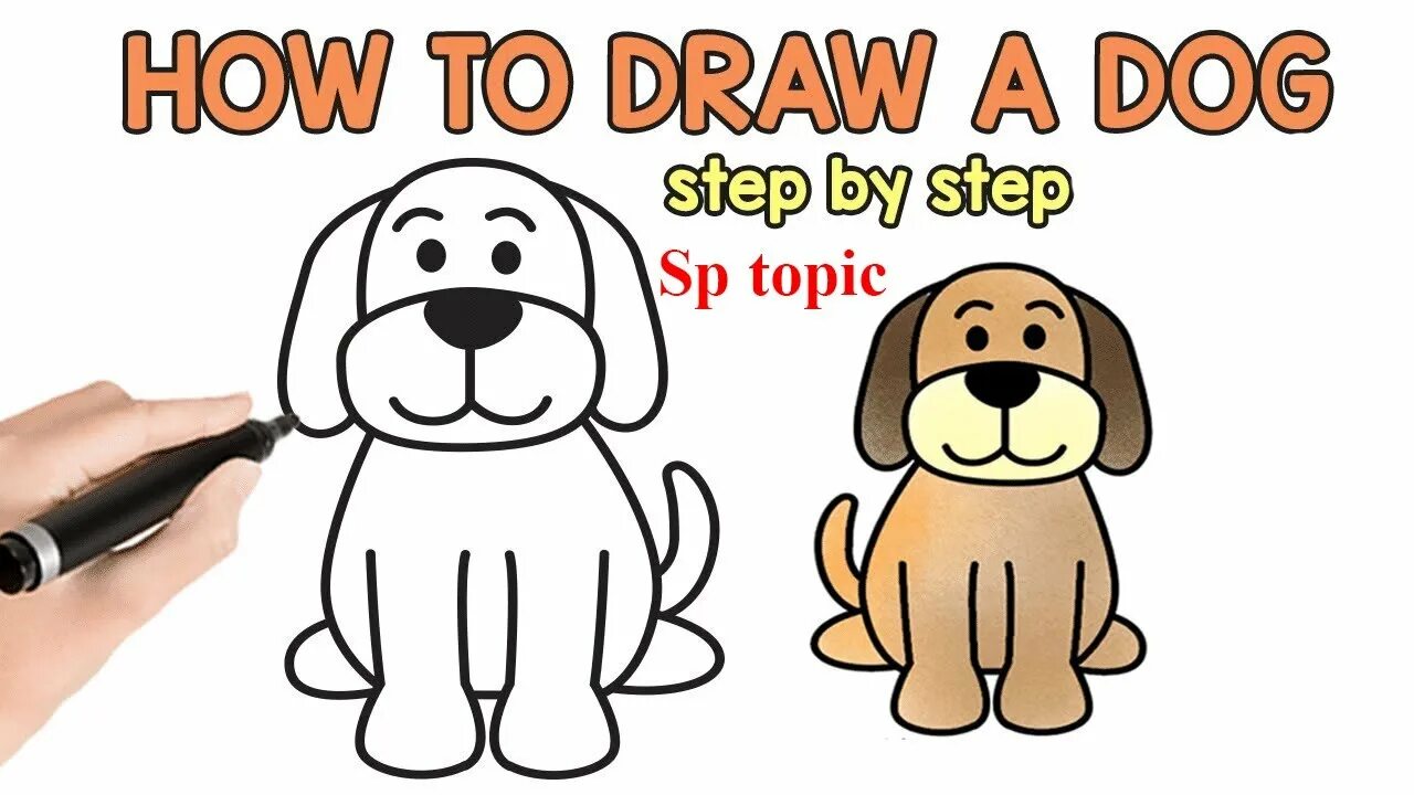 Как рисовать дог дея. How to draw a Dog. How to draw a Dog Step by Step. Dog draw. How to draw a Dog for Kids.