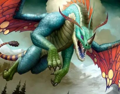 Dragons having