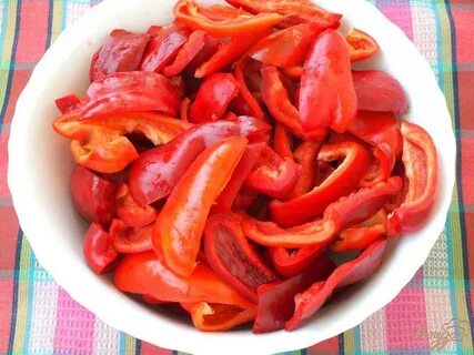 Приготовление болгарский перец по корейски