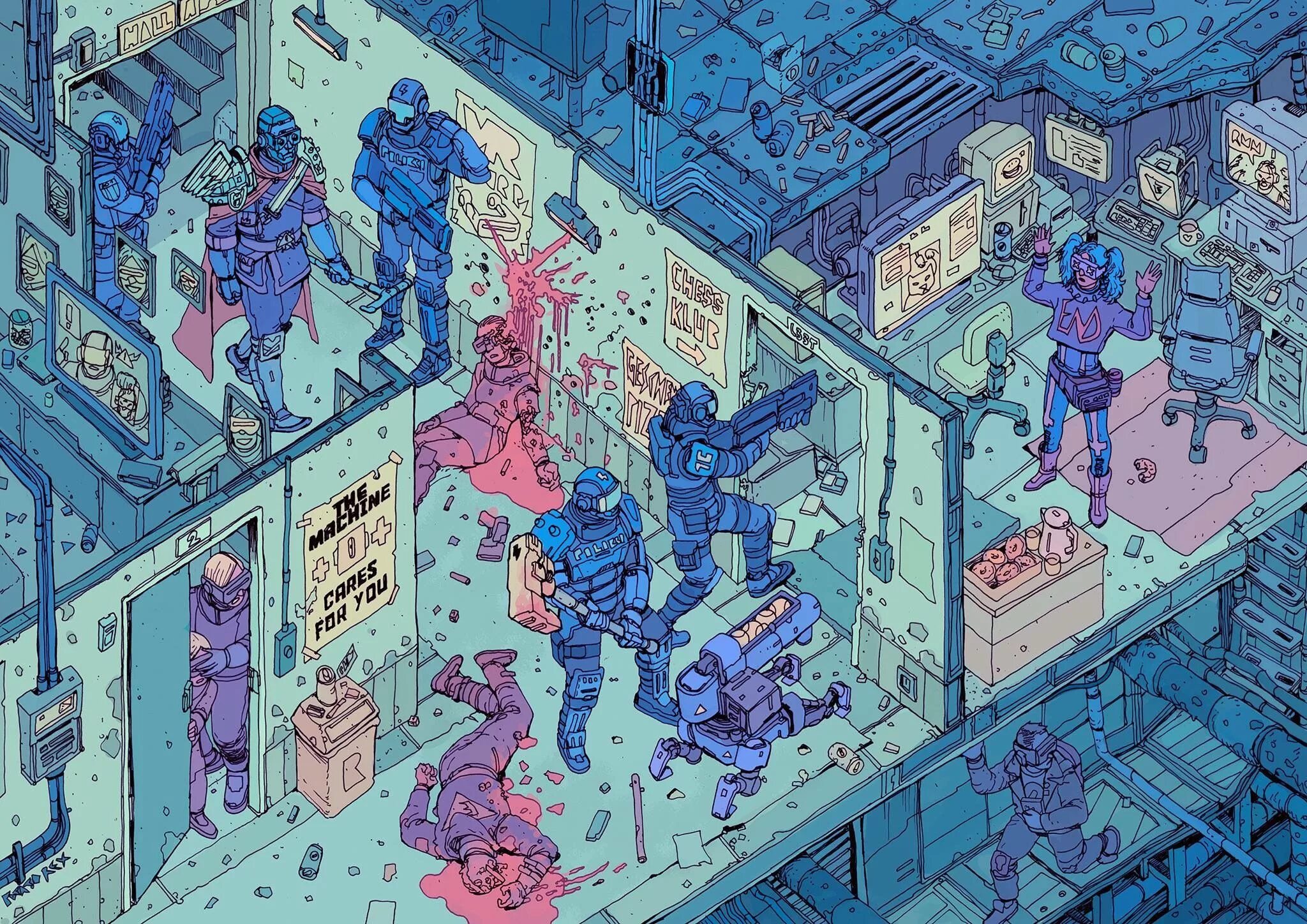 My dystopian robot 0.87