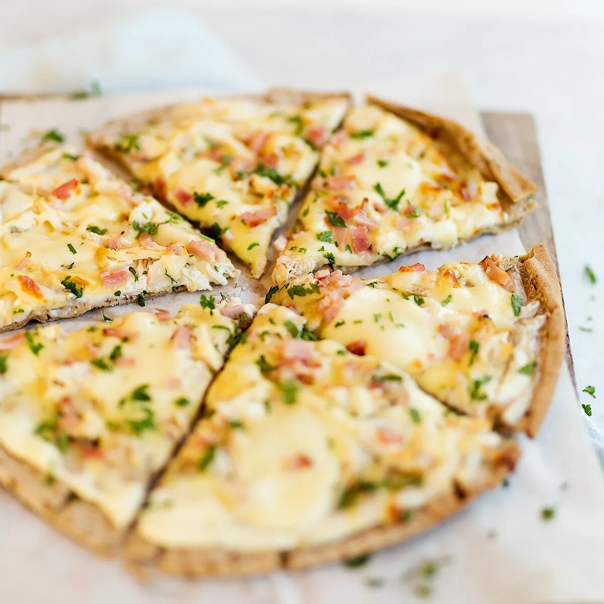 Рецепт пиццы с курицей