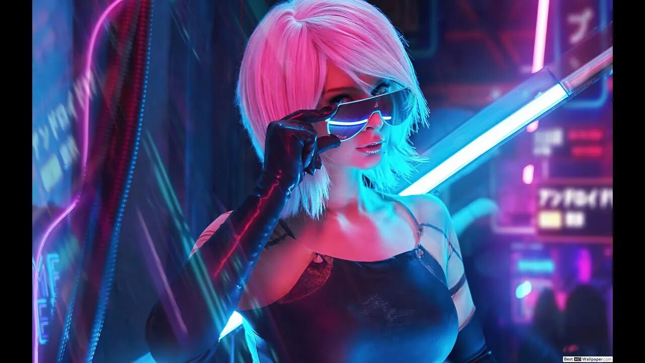 Cyberpunk vibes. 2b cyberpunk 2077. cyberpunk 2077 цири.
