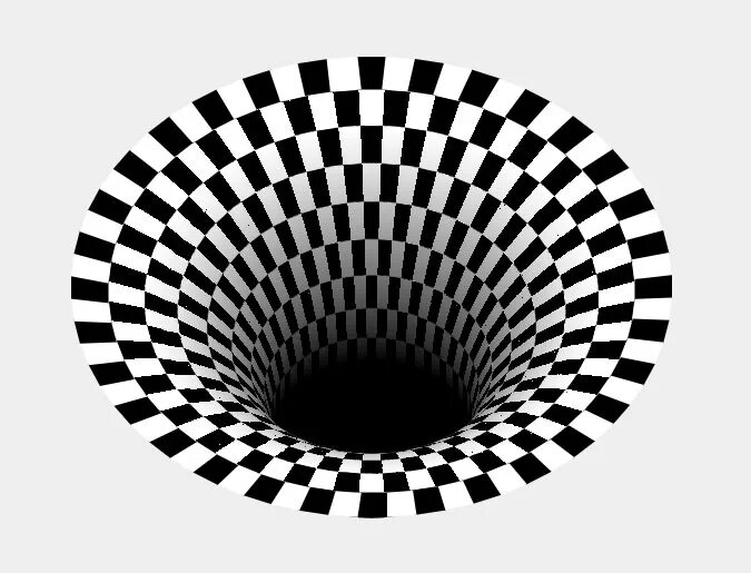 Рисунки дырок. Оптические иллюзии черно белые. Иллюзия дыра. Оптическая иллюзия дыра. Оптическая иллюзия воронка.