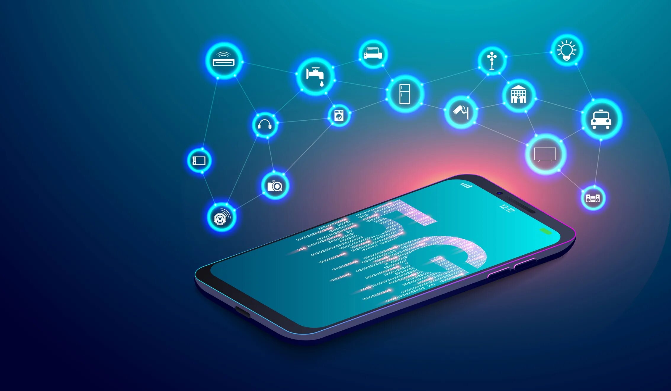 Mobile phone connection