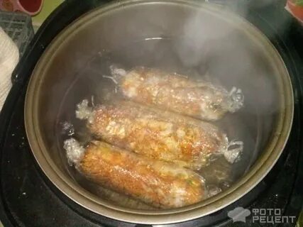 Рулет из курицы в кастрюле