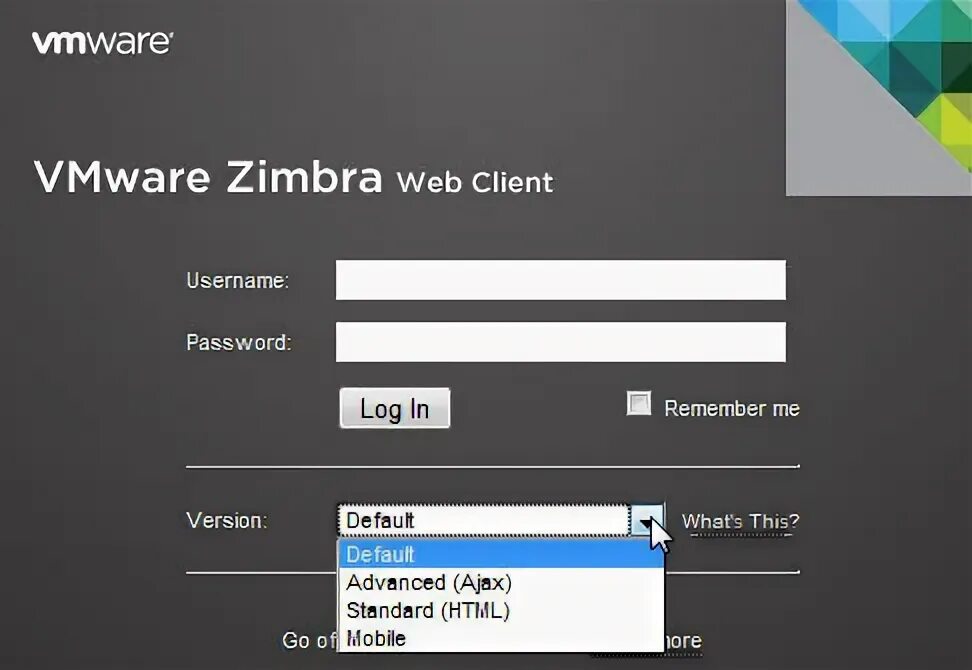 Zimbra почта pskov. Настройка zimbra внешний вид.