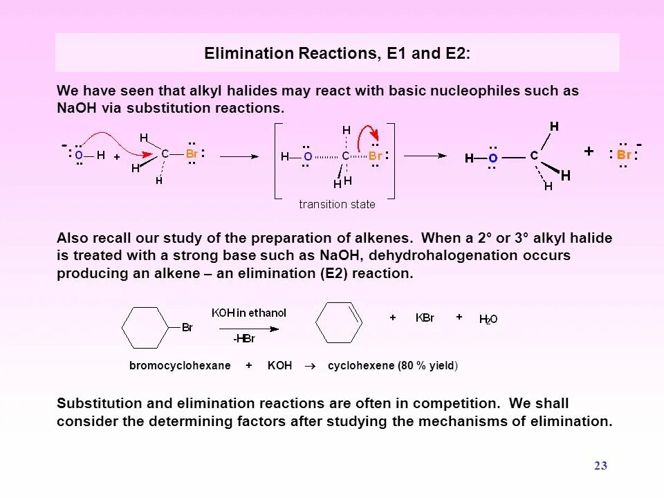 Elimination Reaction. Механизмы sn1 и sn2 e1 b e2. Реакции Substitution. Sn2 механизм реакции. S br2 реакция