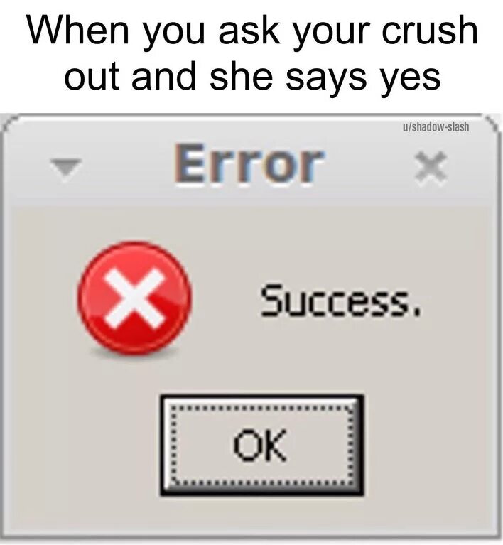 Ошибка success