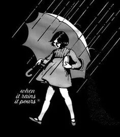Rains but pours