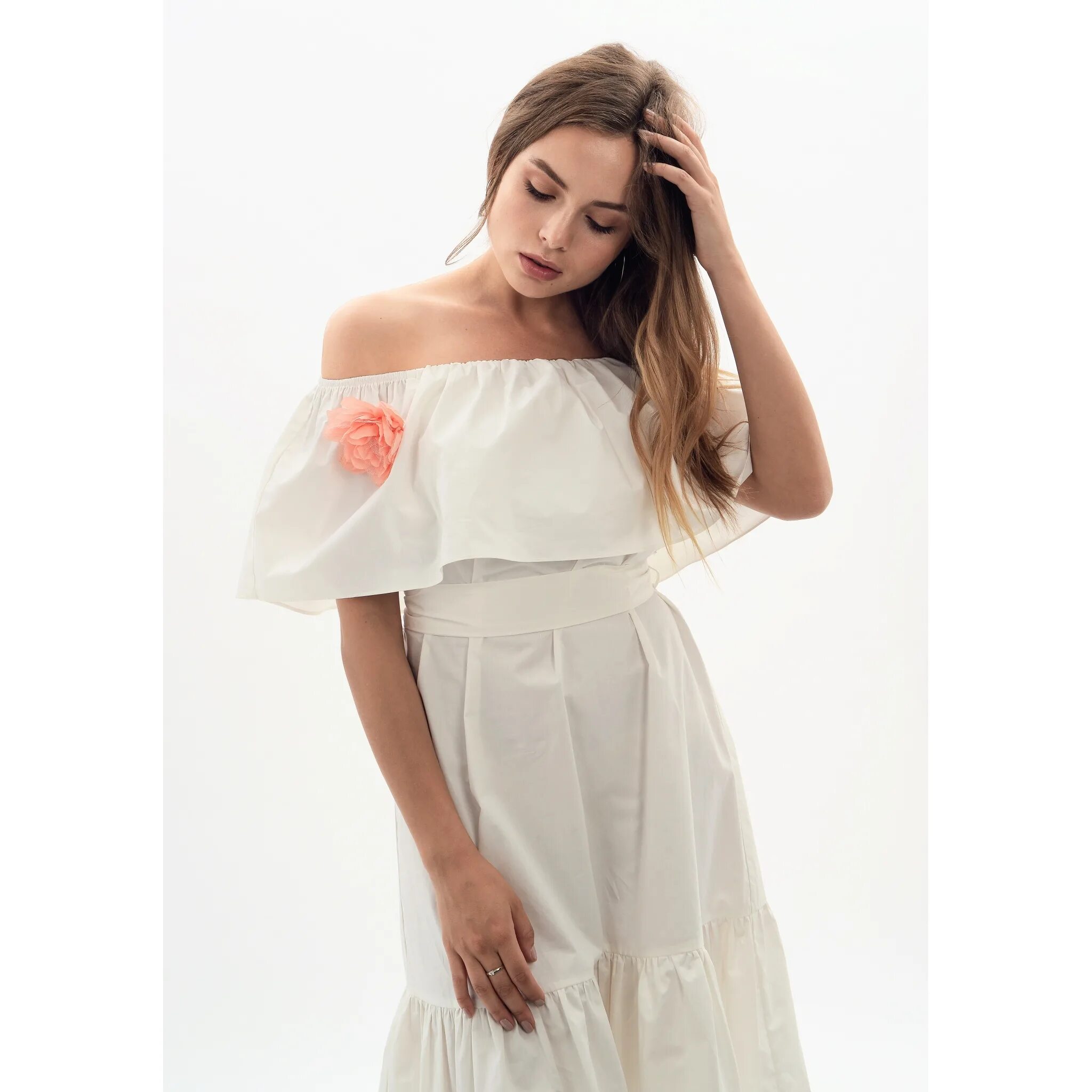 сарафан с открытыми плечами