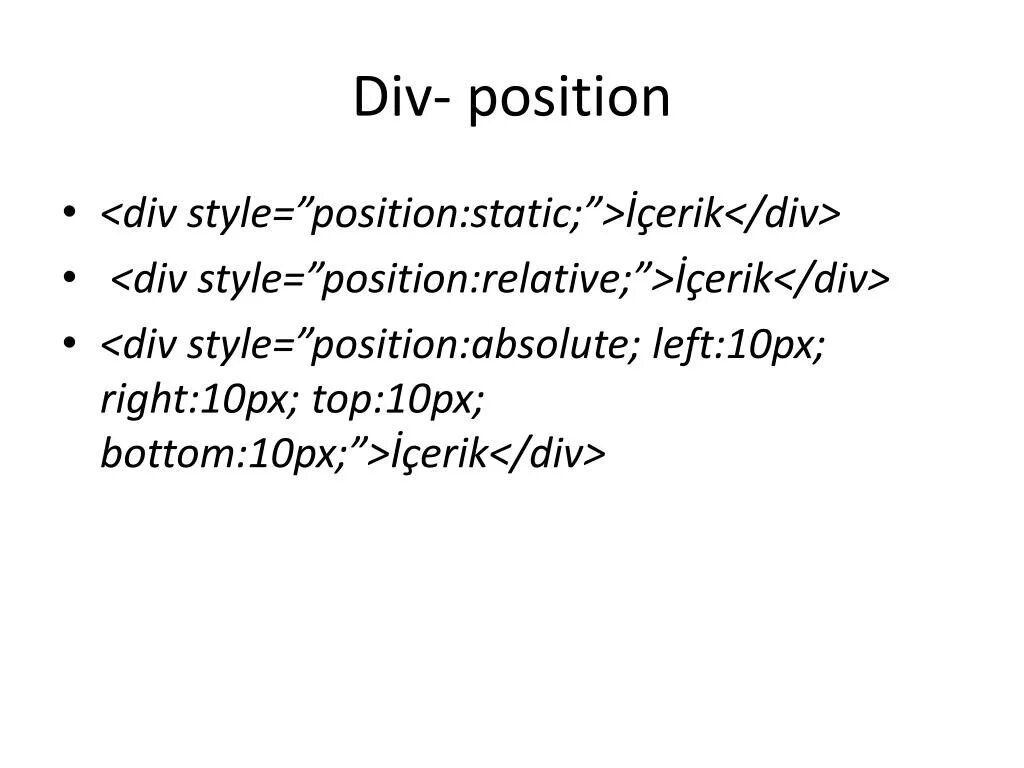 <Div Style=”position:absolute; Top=…; Left:…”>'. Div Style position: relative;. Strong position in stylistics. Coupling in stylistics. Div position bottom