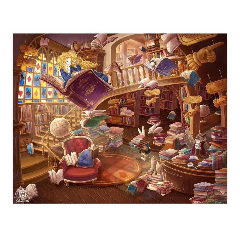 Головоломка библиотека. Сказочный магазинчик. Сказочная библиотека. Волшебный магазин. Волшебная библиотека.