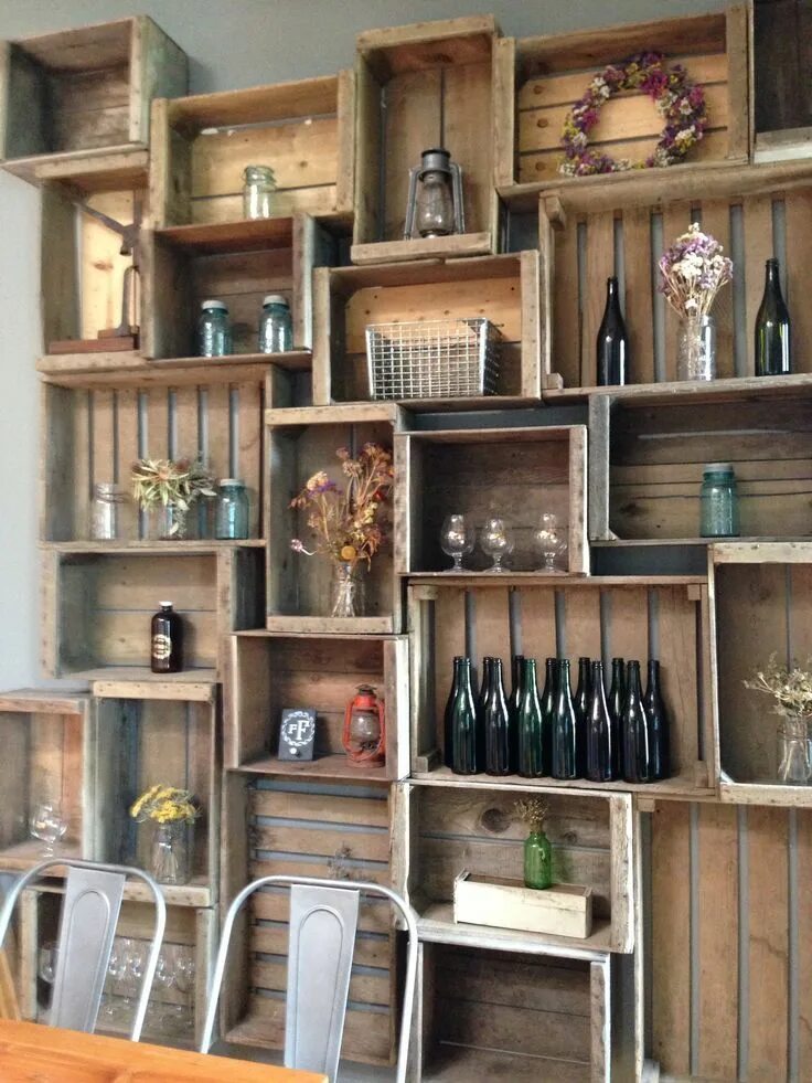 Shelves from drawers. Drawer shelves diy, Diy drawers, Home decor