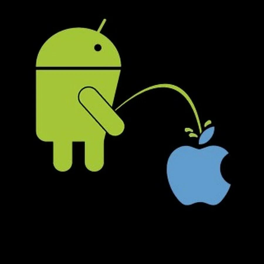 Андроид ест память. Андроид против айфона. Андроид против Эппл. Андроид против яблока. Логотип андроид.