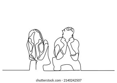 Between each other